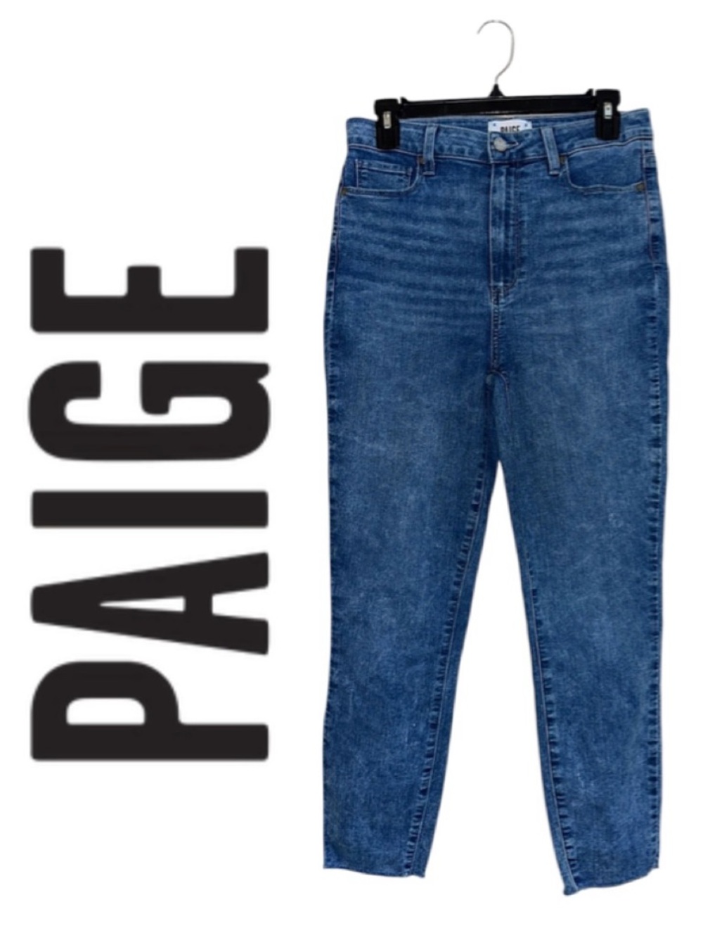 PAIGE Margot Crop Jean Hadlee Wash Acid Chic Vintage-Inspired Y2K Indie Wmn 30